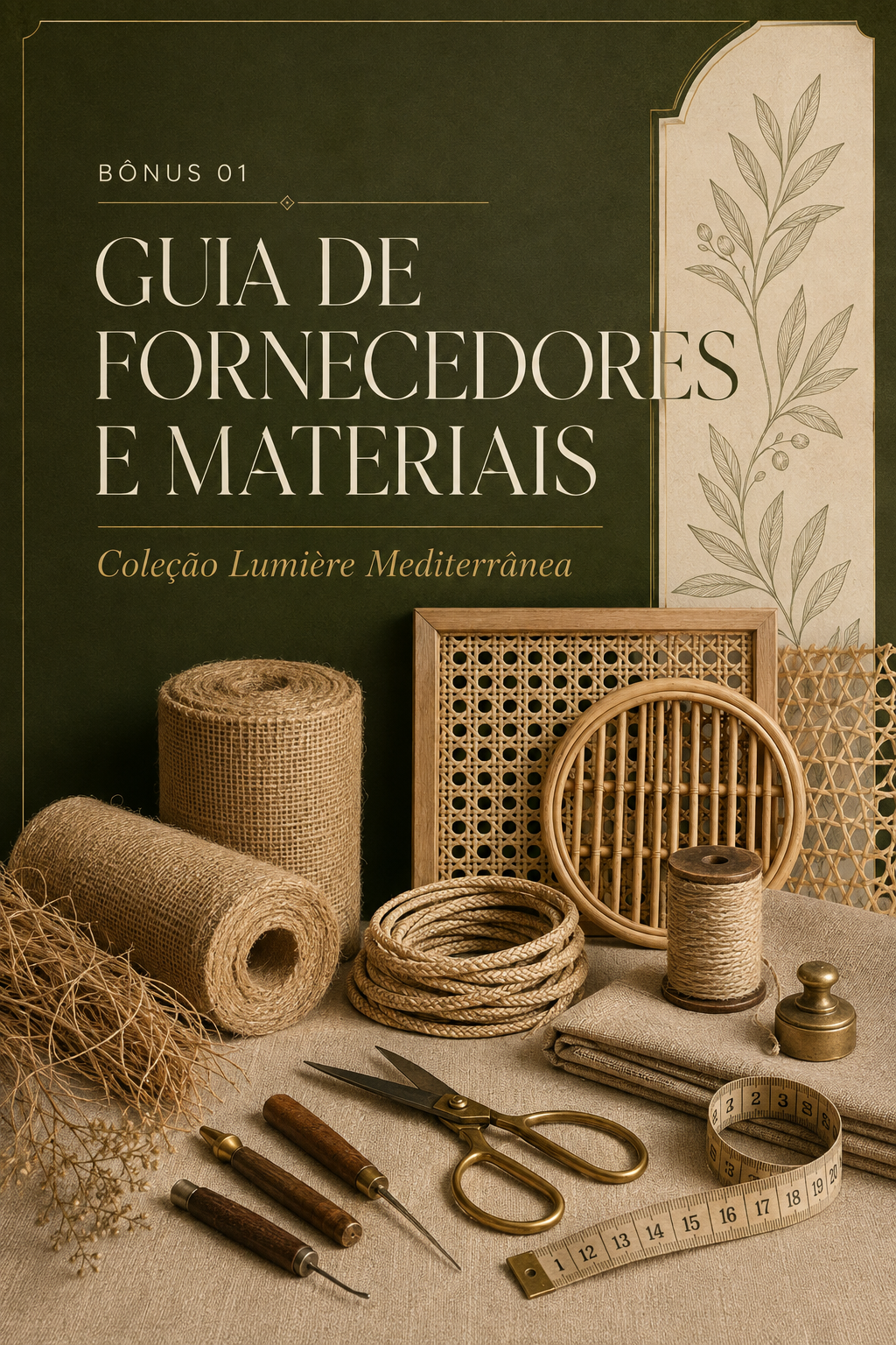 Capa do bônus Guia de Fornecedores e Materiais